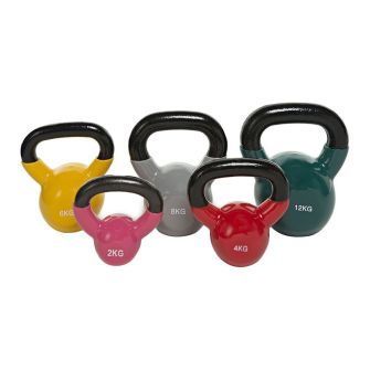 Binom Be Fit Pack de Kettlebells de vinil 2-32 Kg