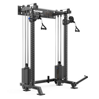 Binom Rawsteel BRS15 Polia dupla com Barra pull-up e Acessórios