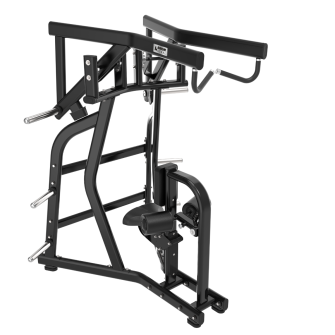 Binom Steel BSL102 Caregamento de Disco Enfileira pulldown isolado de Lat