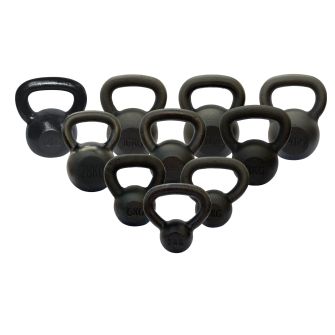 Binom Be Fit Pack Kettlebell Black Crossfit de 2kg a 28kg