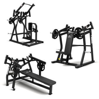 Binom Steel Pack x3 Academia Profissional Alavanca Superior do Corpo